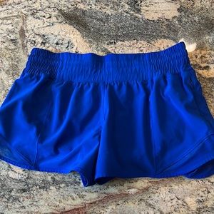 Blue lulu lemon shorts